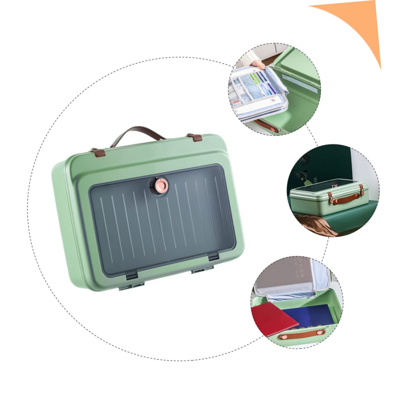 POPETPOP Sac De Rangement pour Certificats Et Documents Organisateur De Dossiers De Bureau Boîte à Documents pour Maison