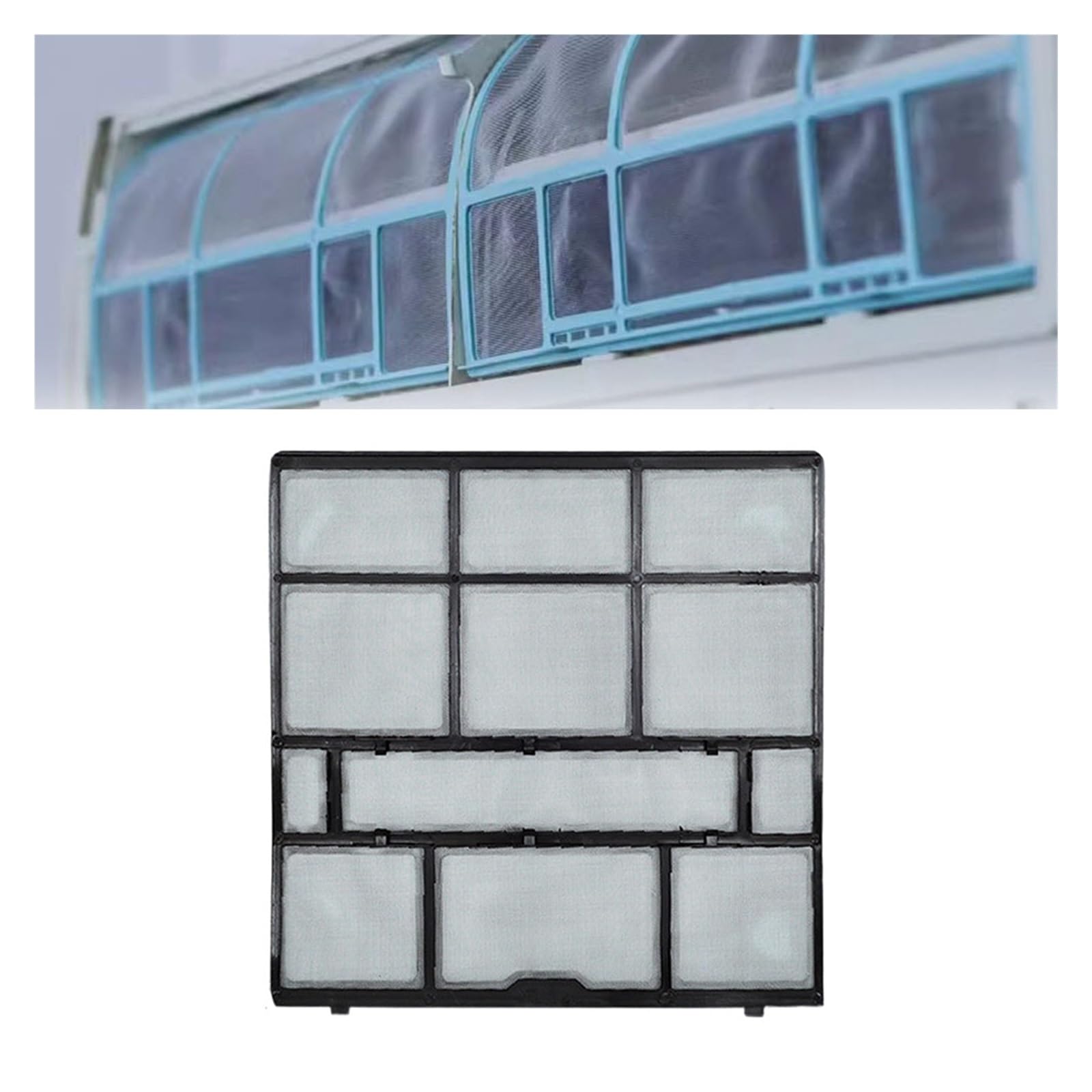 Hanging Air Conditioner 2pcs Dustproof Mesh Core Air Condition Outlet Filter Air Conditioner Filter Mesh(29.2X29.2cm)