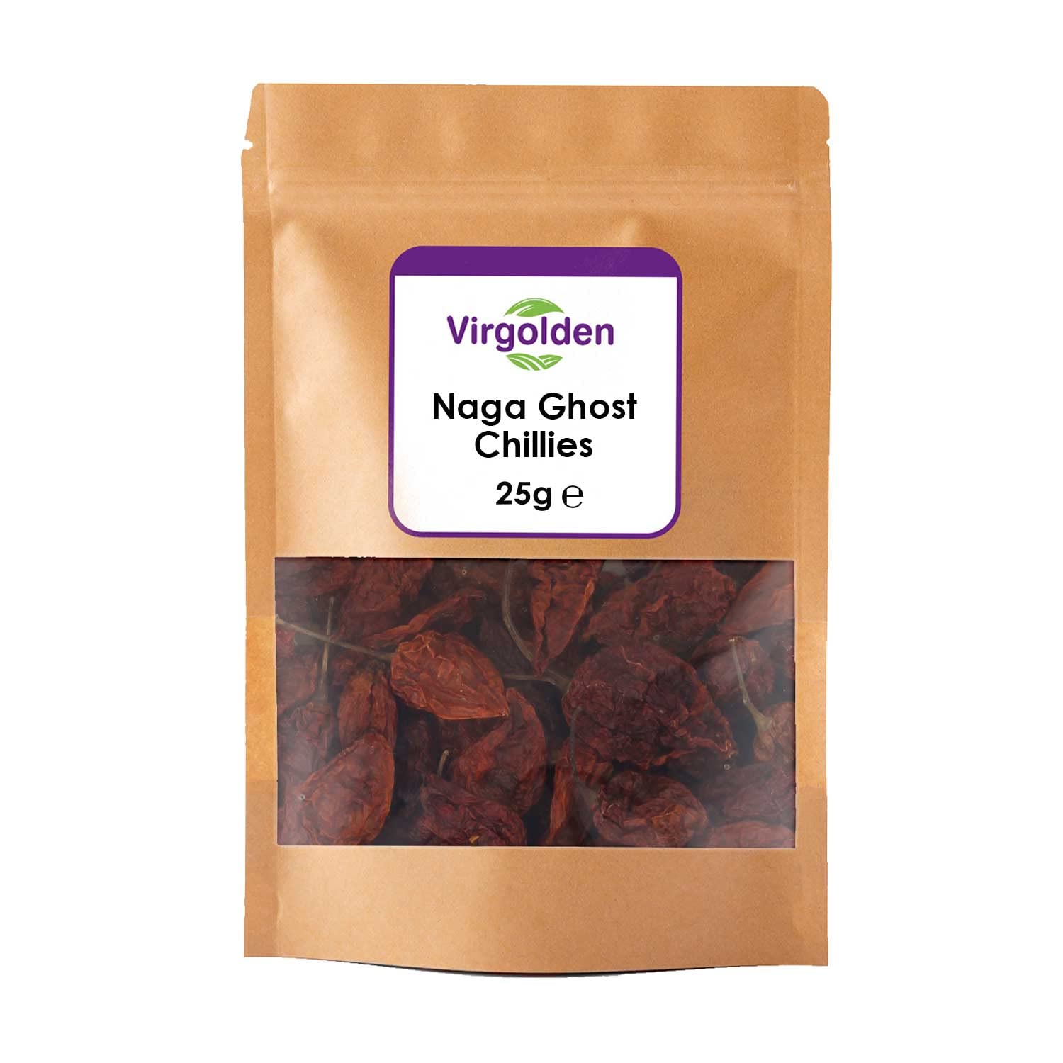 Naga Ghost Chillies (Bhut Jolokia) 25g by Virgolden