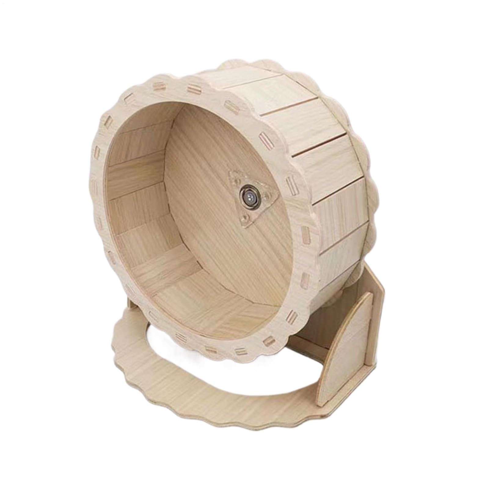 Roue pour hamster nain silencieuse en bois contre l'ennui