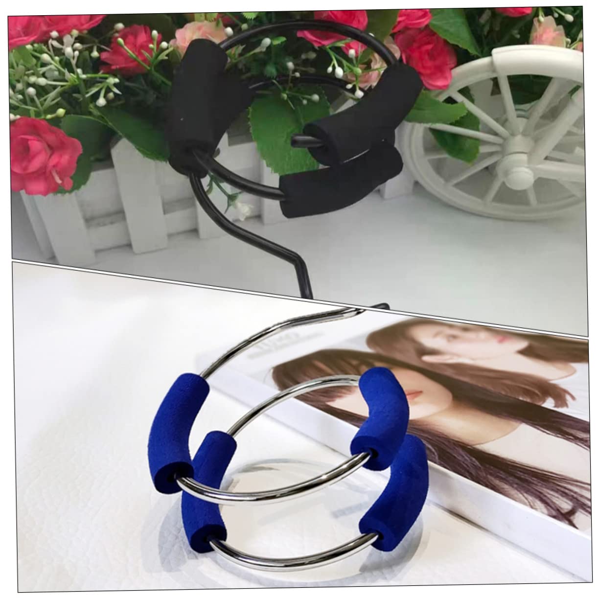 4 Sätze Haartrocknerhalter Lockenwickler Haartrockner Für Lockiges Haar Wand Haarfönhalter Haartrocknerring Organizer Haartrockner Aufbewahrungsring 2 Stück * 4