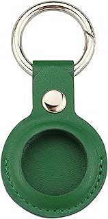 Basman Airtag Holder Case - Key Ring for Apple Airtag (Green)