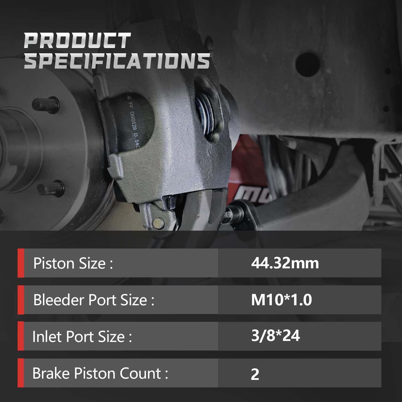 Amazon.com: 18-B4752 18-B4753 Rear Left & Right Brake Caliper 