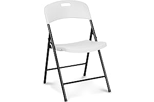 Mity-Lite Flex One Lightweight Folding Chair, White