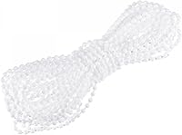 Vista 21 de uxcell Cable de cadena con cuentas, 2.19 yardas, persianas enrollables verticales romanas para cortinas de ventana, piezas de repuesto, color beige