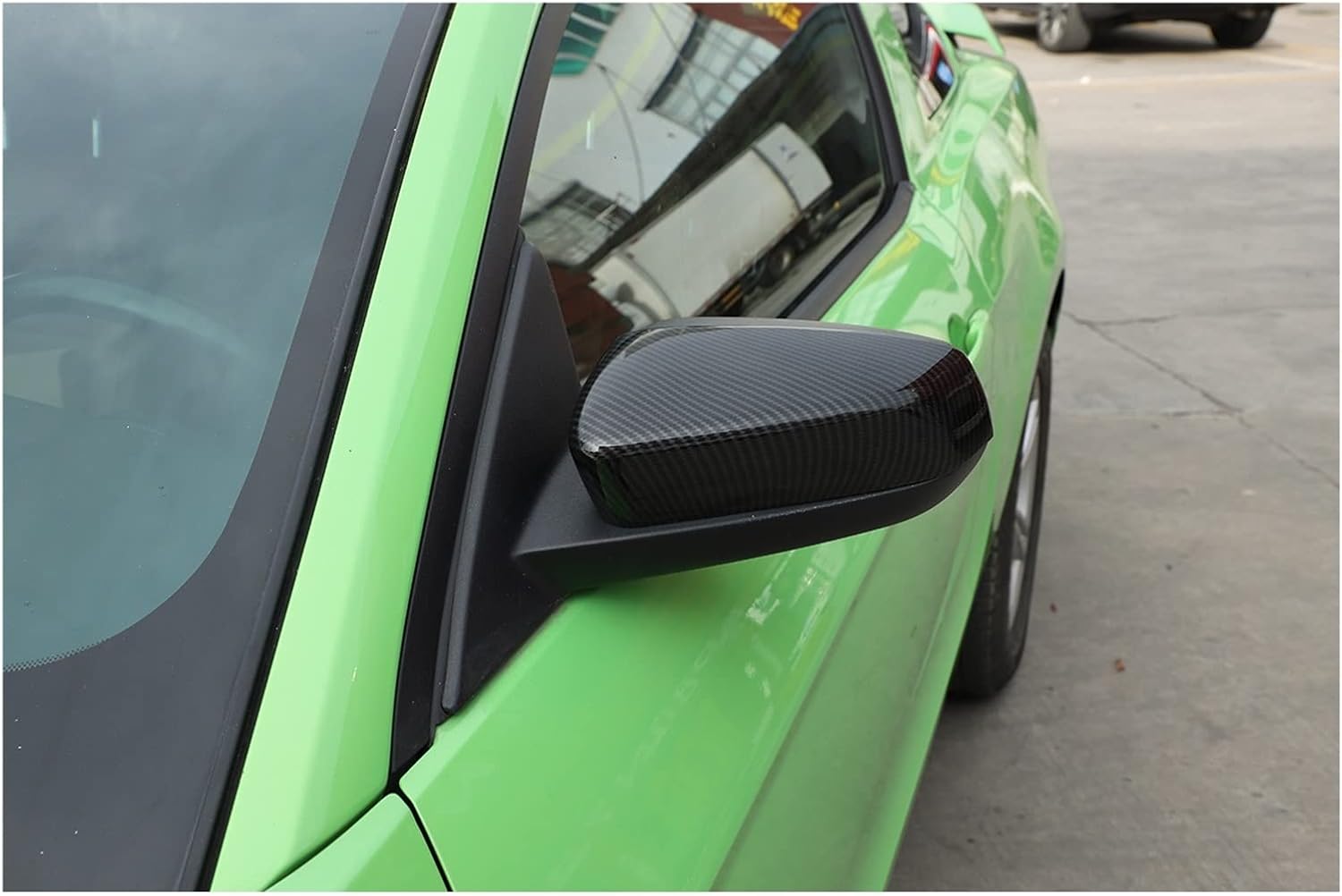 Mirror Covers Compatible For Mustang 2009 2010 2011 2012 2013 Car Side Rear View Mirror Cover Shell Housing Trim Exterior Accessories(Chrome 2Pieces)