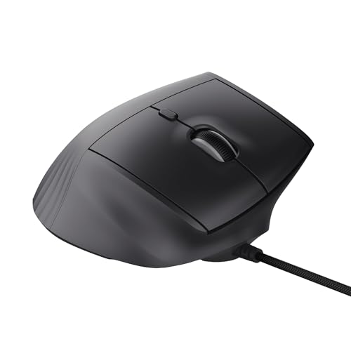 145 Rexxa Mouse Verticale Ergonomico con Illuminazione RGB 12800 DPI, Mouse da Gaming con Filo USB, 10 Pulsanti Programmabli, Software Avanzato, per PC, Laptop, Mac, Windows - Nero - Tastiera gaming - Immagine 9