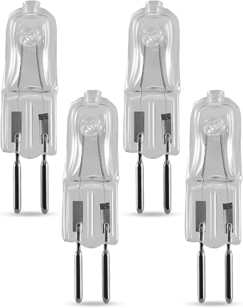 WB02X35488 Microwave Halogen Light Bulb Fit for GE Oven, 130V 50W | Microwave Oven Halogen Lamp, 4 Pack