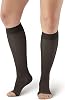Ames Walker AW Style 44 Sheer Support 20-30 mmHg Firm Compression Open Toe Knee High Stockings Nude Small