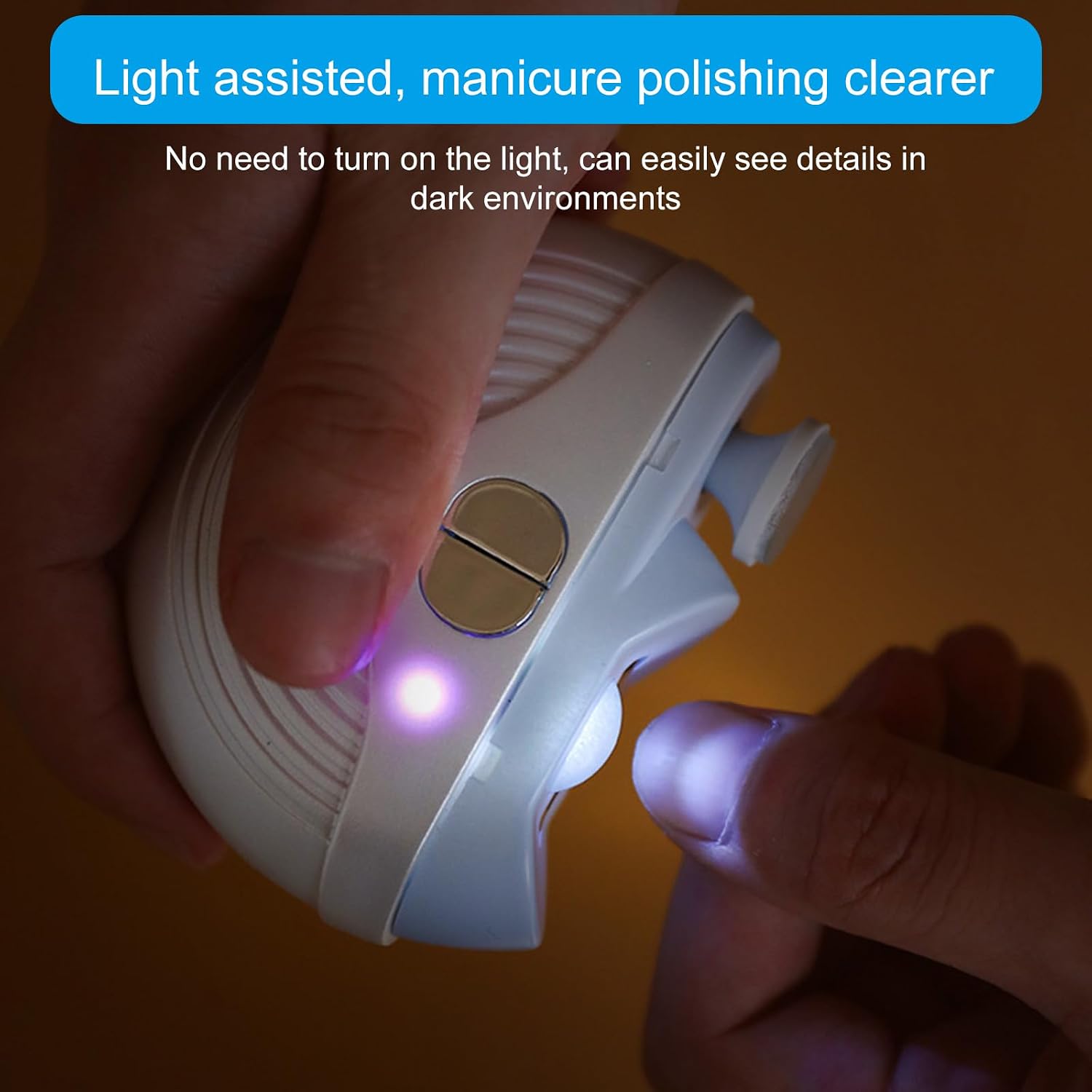 2 In 1 Electric Nails Cutter Automatic Nails Cutter Fingernail Cutter Nails File Rechargeable Nails Trimmer For Seniors