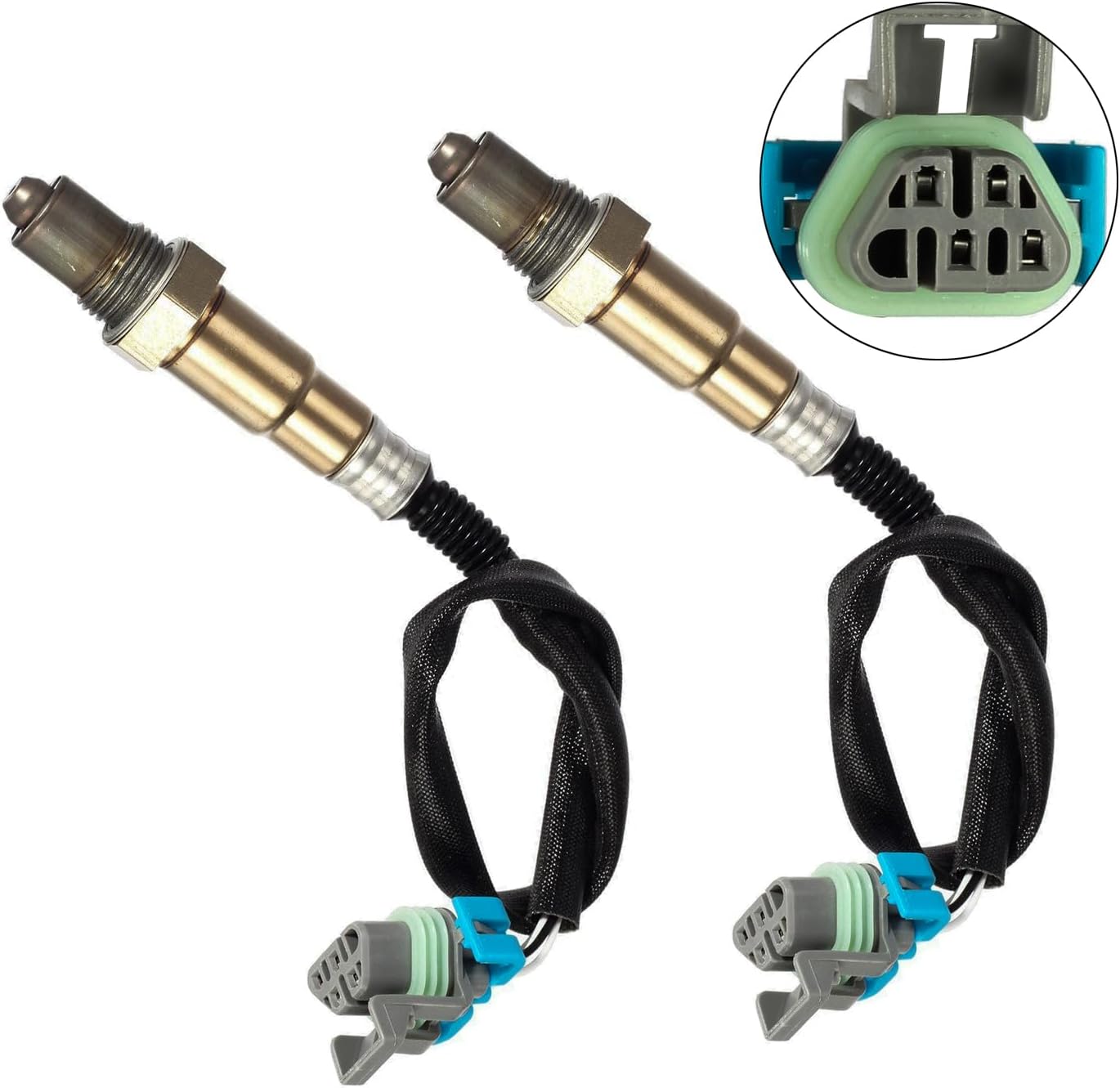 MAXFAVOR 2Pcs Downstream Oxygen O2 Sensor Replacement for 2006 Chevy Silverado Suburban 1500 Tahoe GMC Sierra 1500 Yukon 5.3L,for 2007 Chevy GMC Silverado Sierra 1500 Classic 5.3L O2 Sensor 234-4336