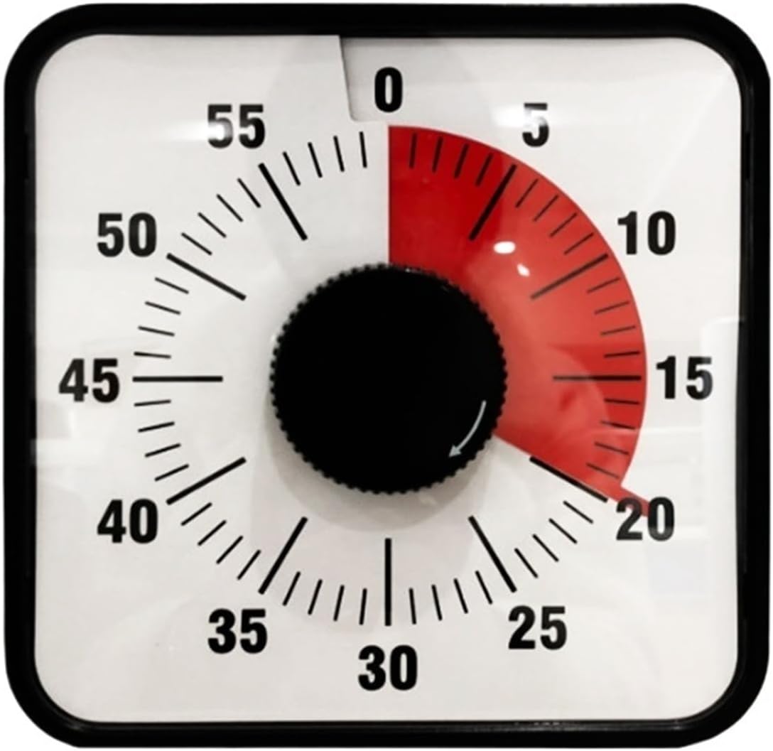 Kitchen Timer with Back Leg Stands, 60 Minutes Visual, Countdown