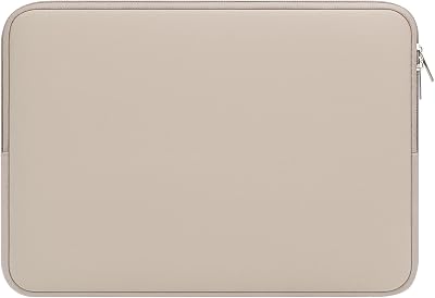 RAINYEAR 13.3 Inch Laptop Sleeve Case Padded Carrying Bag, Khaki