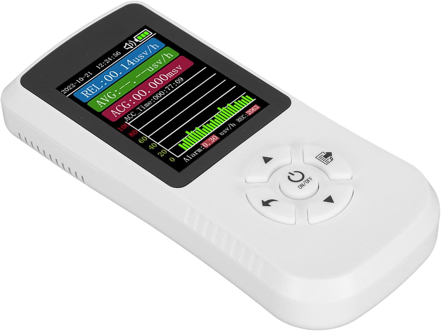 Counter, Counter Dosimeter for Nuclear Radiation, Portable 2.8 Inch LED Display Radiation Detector Built in Buzzer, Labsupplies
