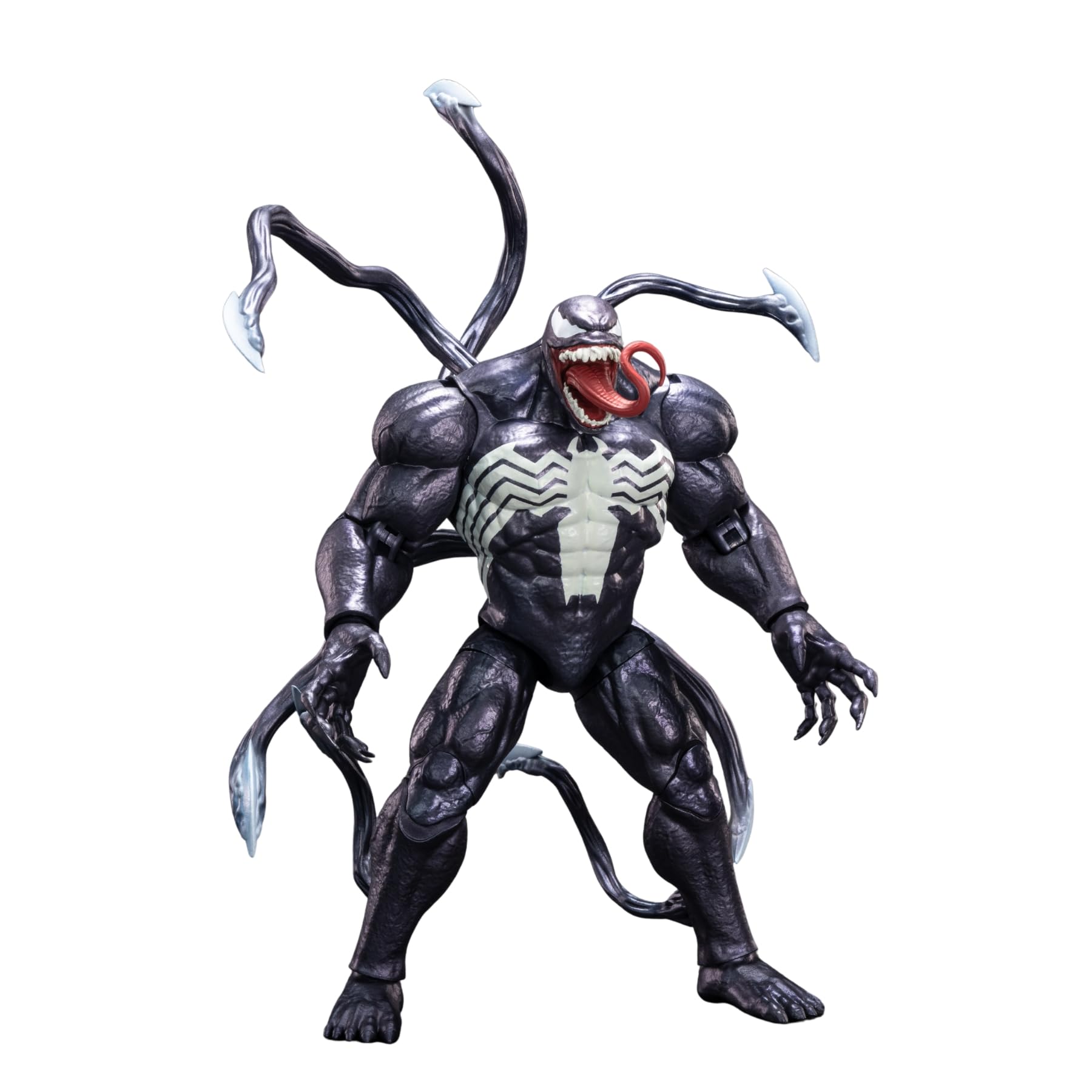ZD Toys Action Figure Collectible - 9 Inch Venom Classic Superhero, Premium PVC Build Collectible, Interchangeable Accessories, Perfect for Gifting, Ages 15+-picture-10