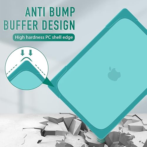 Miniatura 62 de Mektron Funda resistente 2025/2024/2023 para MacBook Air de 15 pulgadas con chip M4/M3/M2 modelo A3241/A2941/A3114, carcasa rígida protectora a