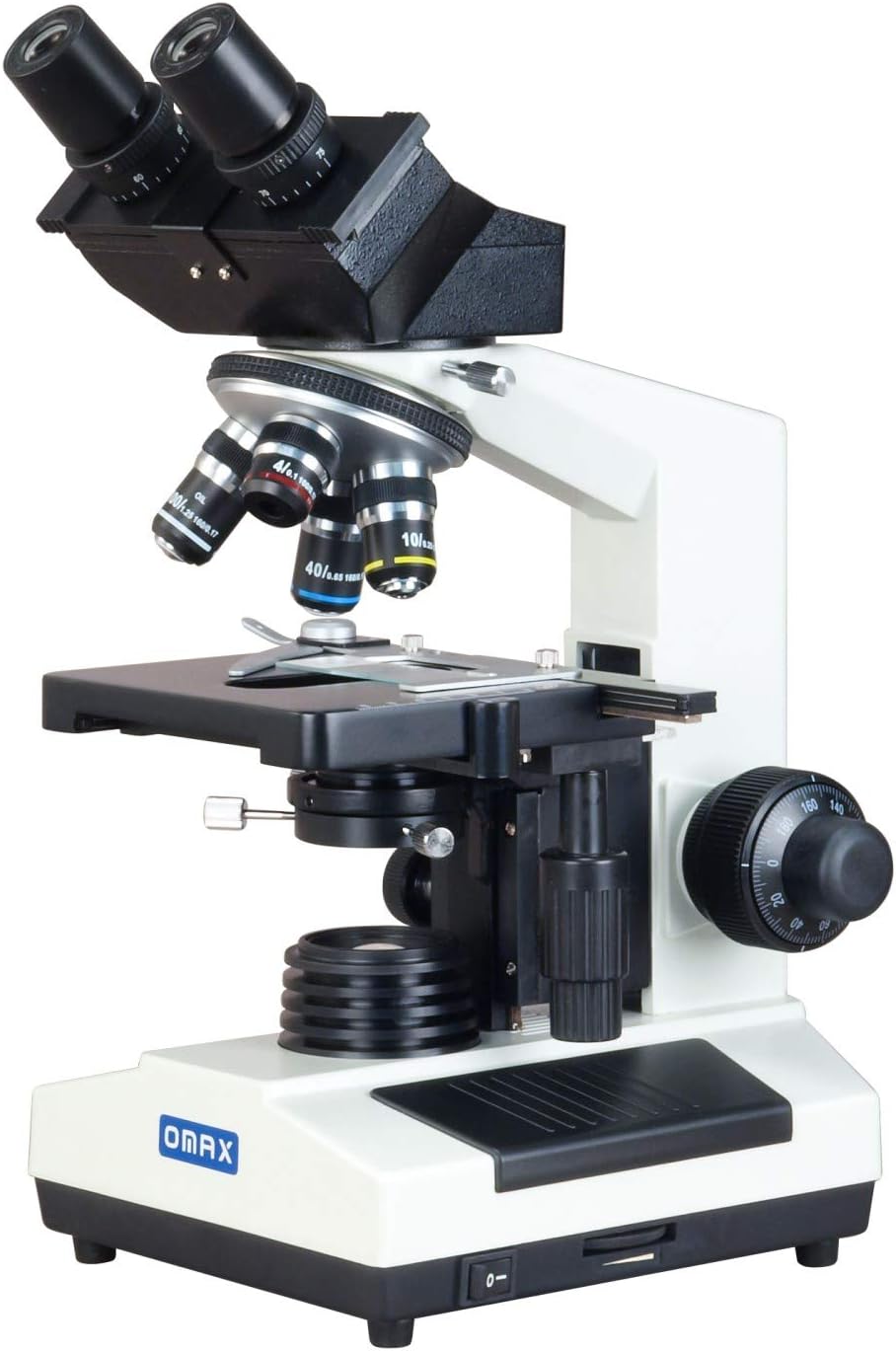 OMAX 40X-1000X Research Compound Binocular Microscope with Dry Darkfield Condenser