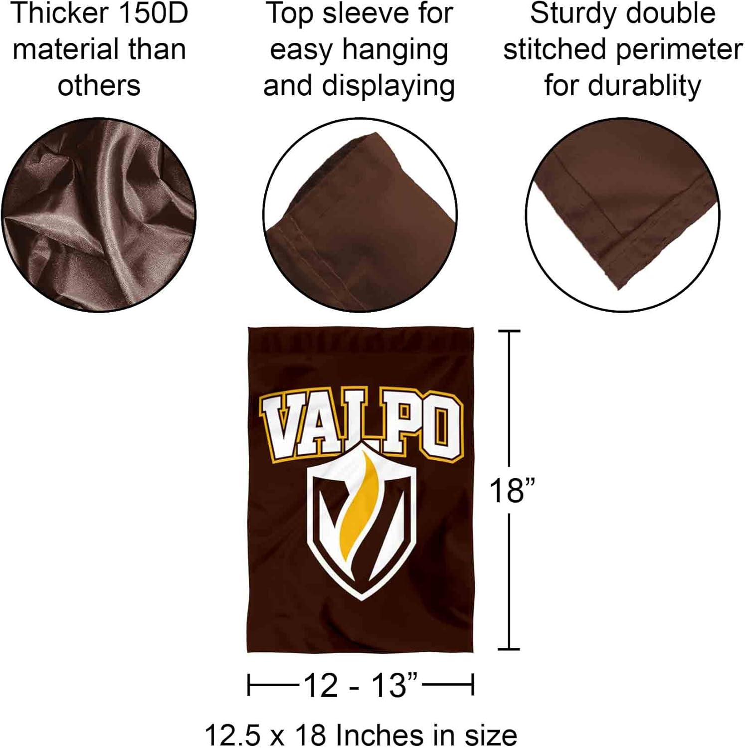 Valparaiso Crusaders Garden Banner Flag - Image 3