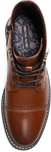 Miniatura 2 de Bruno Marc Botas de motocicleta para hombre, botas de vestir Oxford