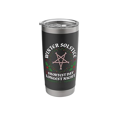 Winter Solstice Happy Yule Pagans Stainless Steel Insulated Tumbler