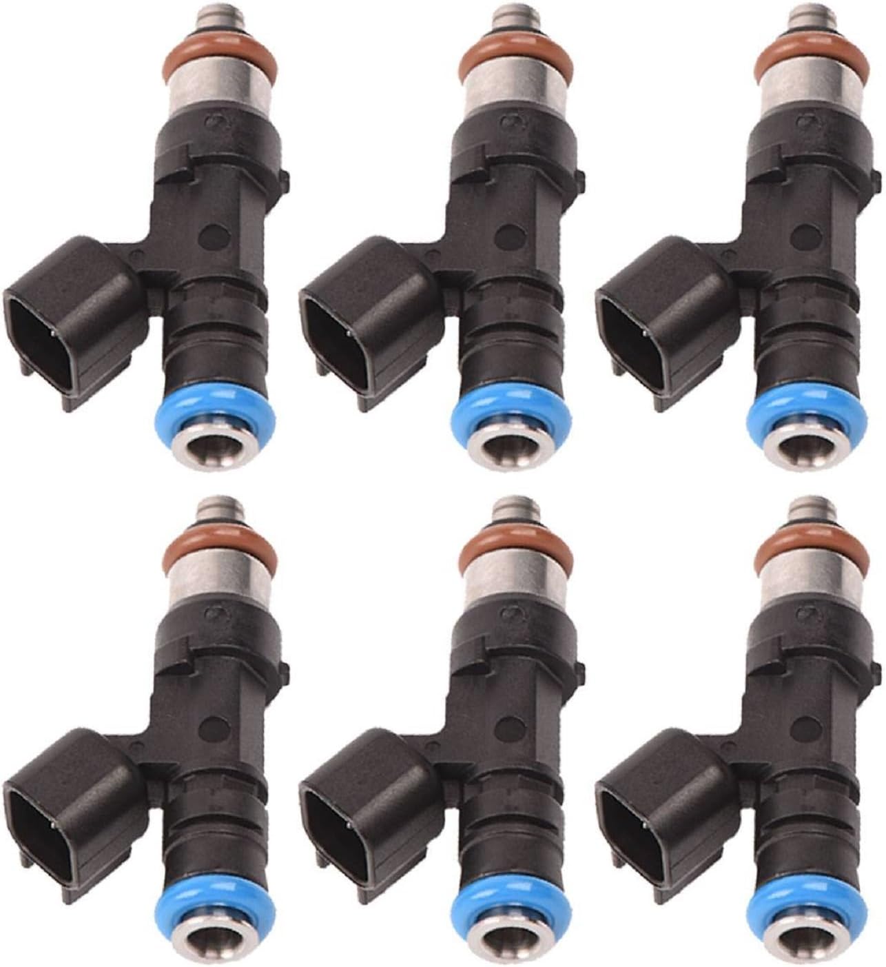 Bapmic 0280158055 Fuel Injectors Compatible with Ford Explorer Ranger Land Rover LR3 Mazda B4000 4.0L V6(Pack of 6)