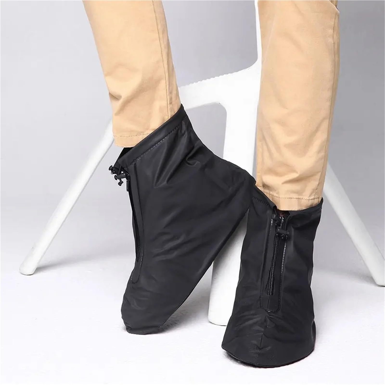 3 Pares De Cubiertas Zapatos For Acampar Al Aire Libre, For La Lluvia, Antideslizantes, Plegables, For Ciclismo,Protección Contra, For para Protección
