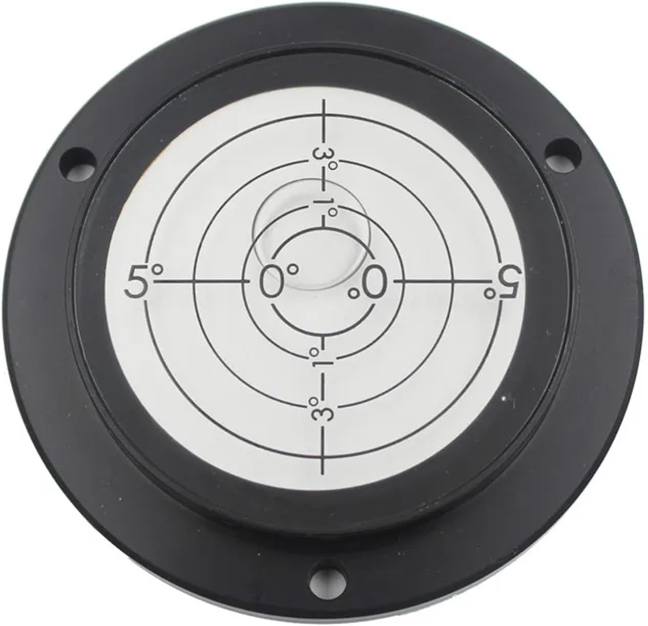 1pc 80 * 63 * 13mm 40'/2mm Metal Round Universal Bubble Level Measuring Instrument For Engineering Vehicle Heavy Machinery