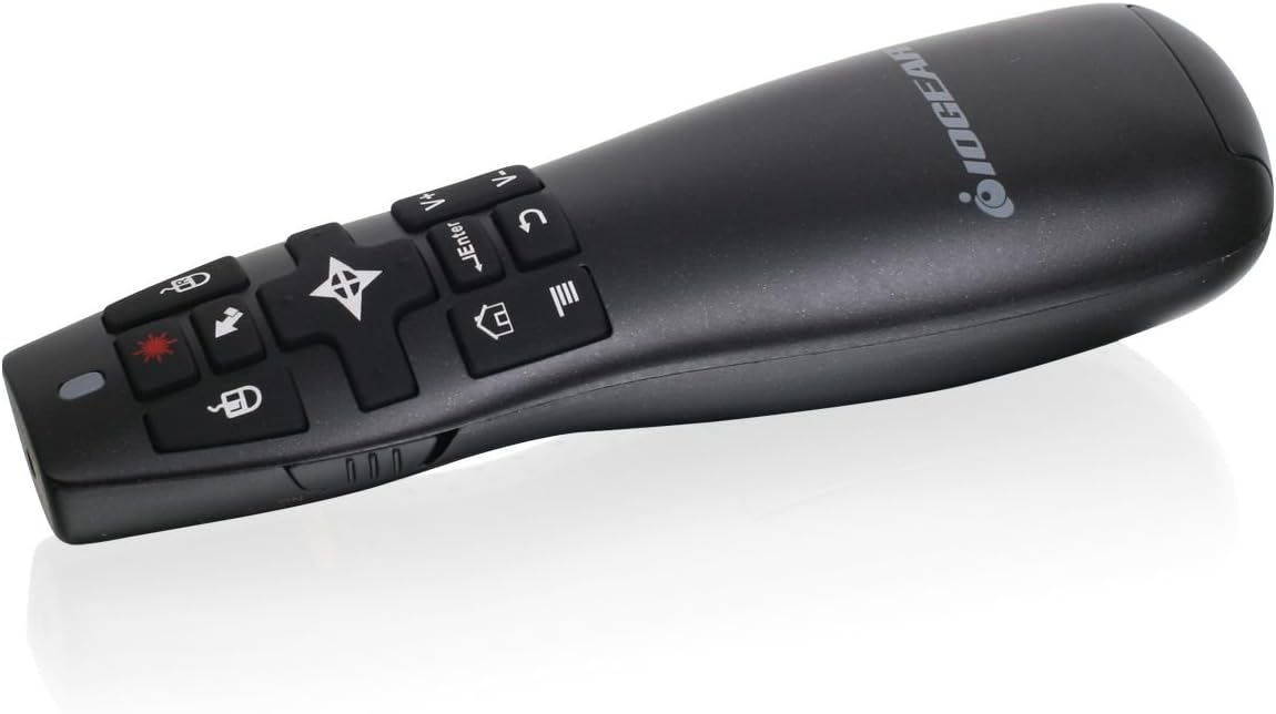 IOGEAR RedPoint Pro - 2.4GHz Gyroscopic Presentation Mouse with Laser Pointer : Office Products
