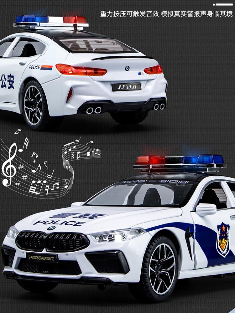 Amazon.co.jp: M8 合金パトカー SWAT パトカースポーツカーフィギュア