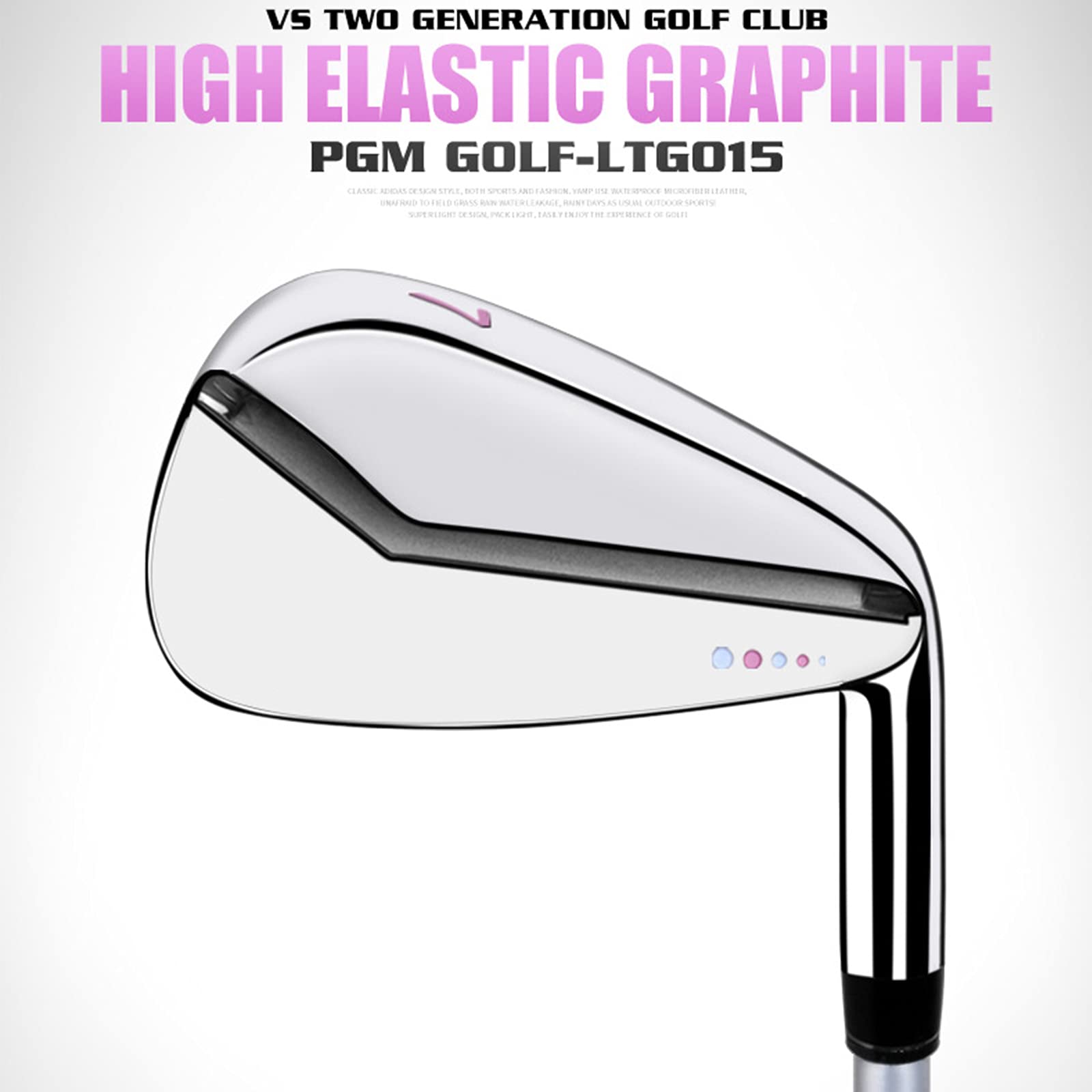 Juego Completo de Palos de Golf para Mujer, Juego Completo de Palos de Golf para diestros, para diestros con Bolsa, con Bolsa de Soporte, 12 Palos