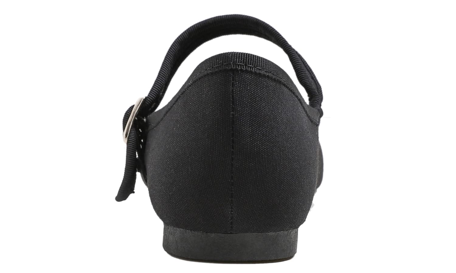 Feversole Women's Soft Breathable Textile Belt Mary Jane Mujer Zapatillas Merceditas De Lona Mary Jane