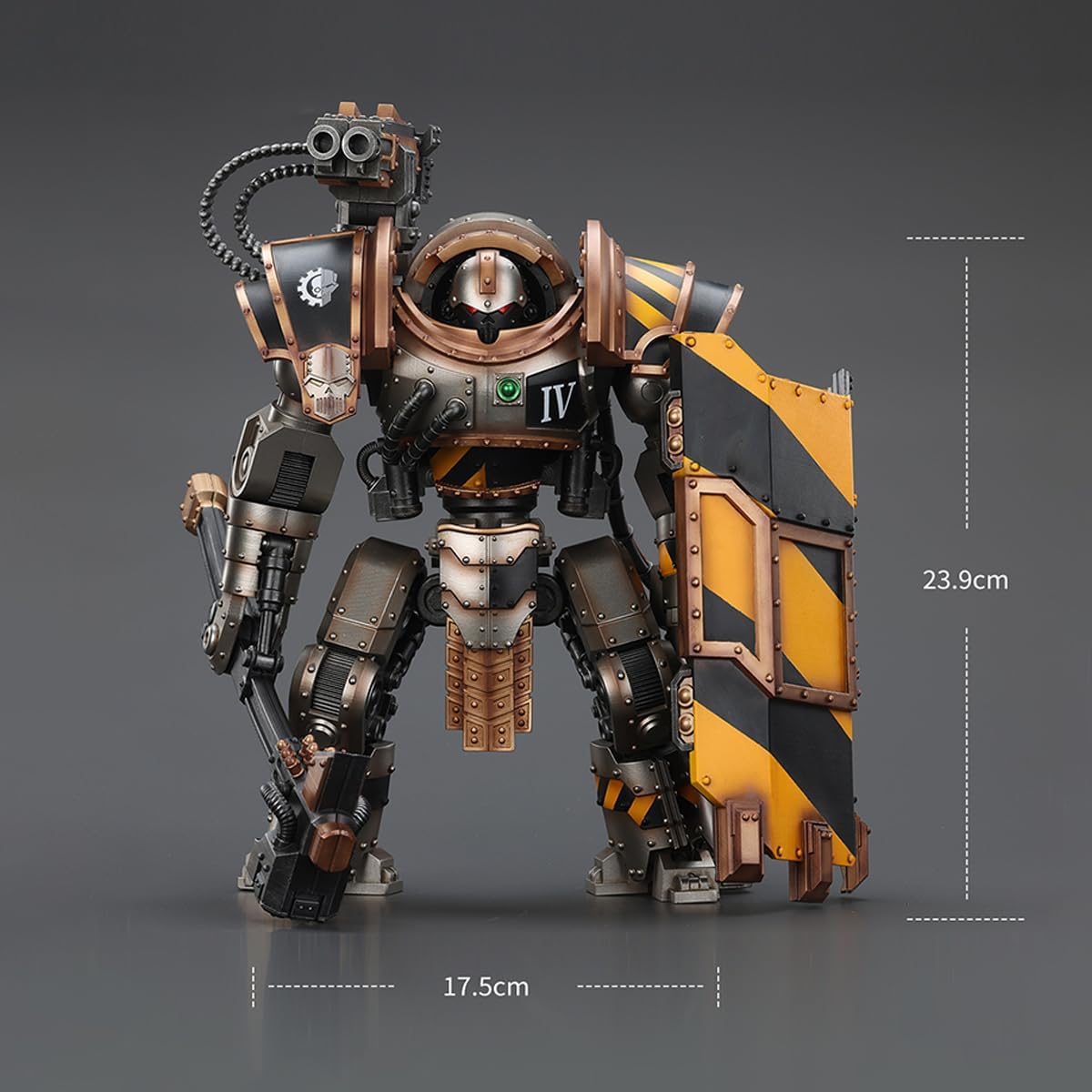 JOYTOY Warhammer The Horus Heresy 1/18 Action Figure 15+,Iron Warriors Iron Circle Domitar-Ferrum Class Battle-Automata Collection Model Birthday Gift! 9.41inch JT02847