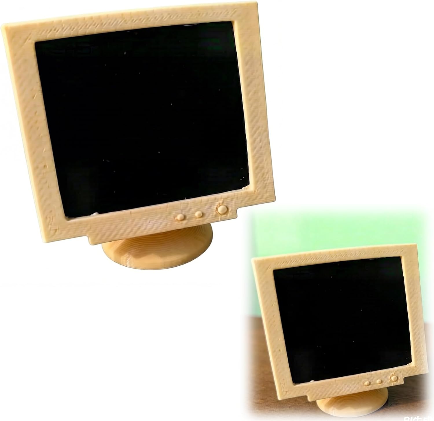 Miniature Retro Old Desktop Computer Monitor CRT Style