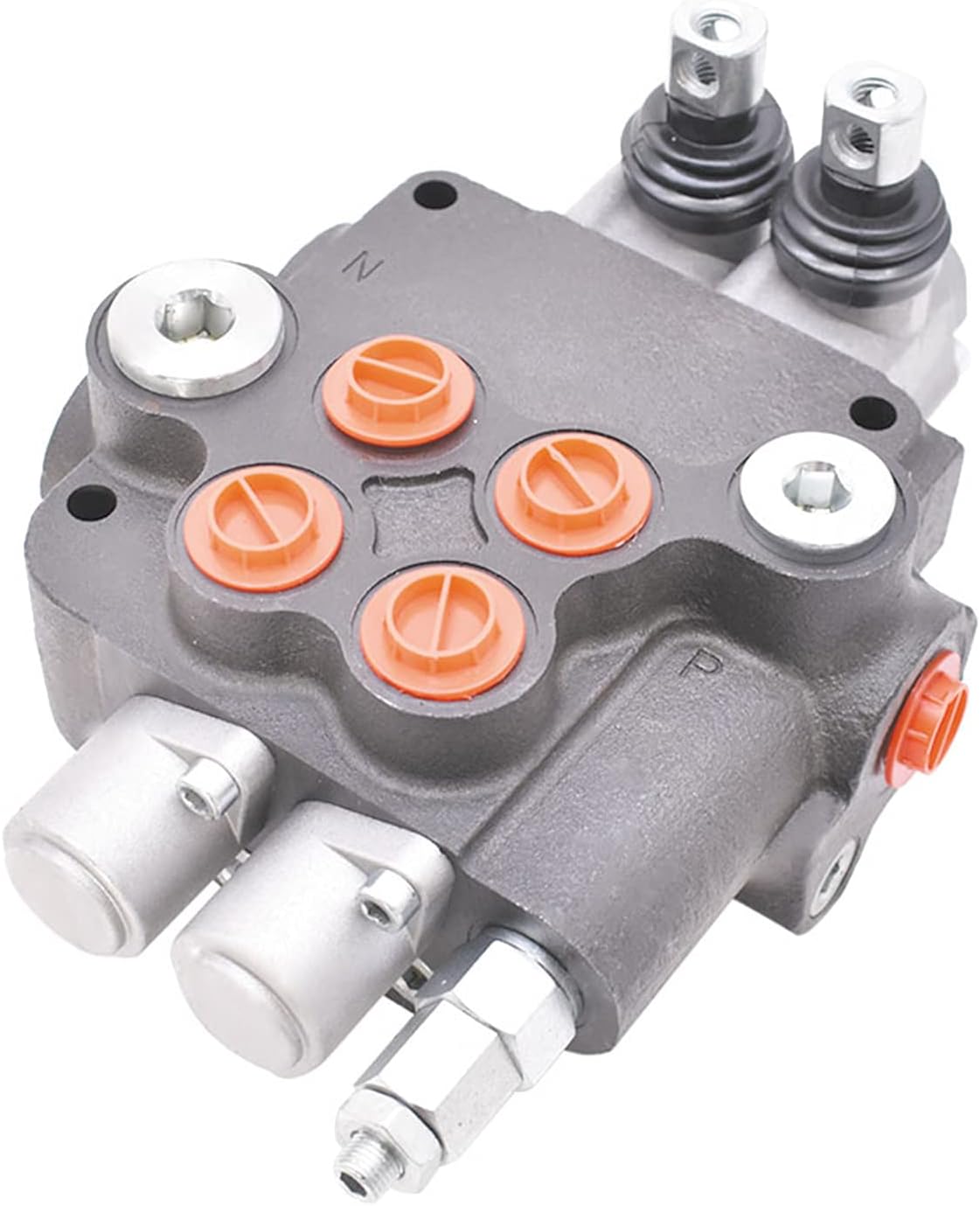 ALL-CARB 2 Spool 21GPM Hydraulic Valve Hydraulic Directional Control Valve Double Acting Valve 3600PSI SAE Ports for Small Tractors Tractors Loaders Log Splitters