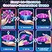 Vantexi Drone for Kids, 2026 Upgrade Flying Toys with LED, Hover Boomerang Mini Drone, Hand Operated UFO Flying Orb Ball, Christmas Birthday Gifts for 6 7 8 9 10 11 12+ Girls Indoor Outdoor (Purple)