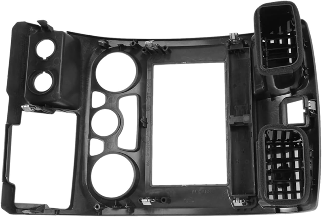 Car Vents 9 Inch Dash Panel Frame Air Vent Outlet Grille Fascia Frame Adapter for Isuzu for D-Max for Platinum 2007-2012