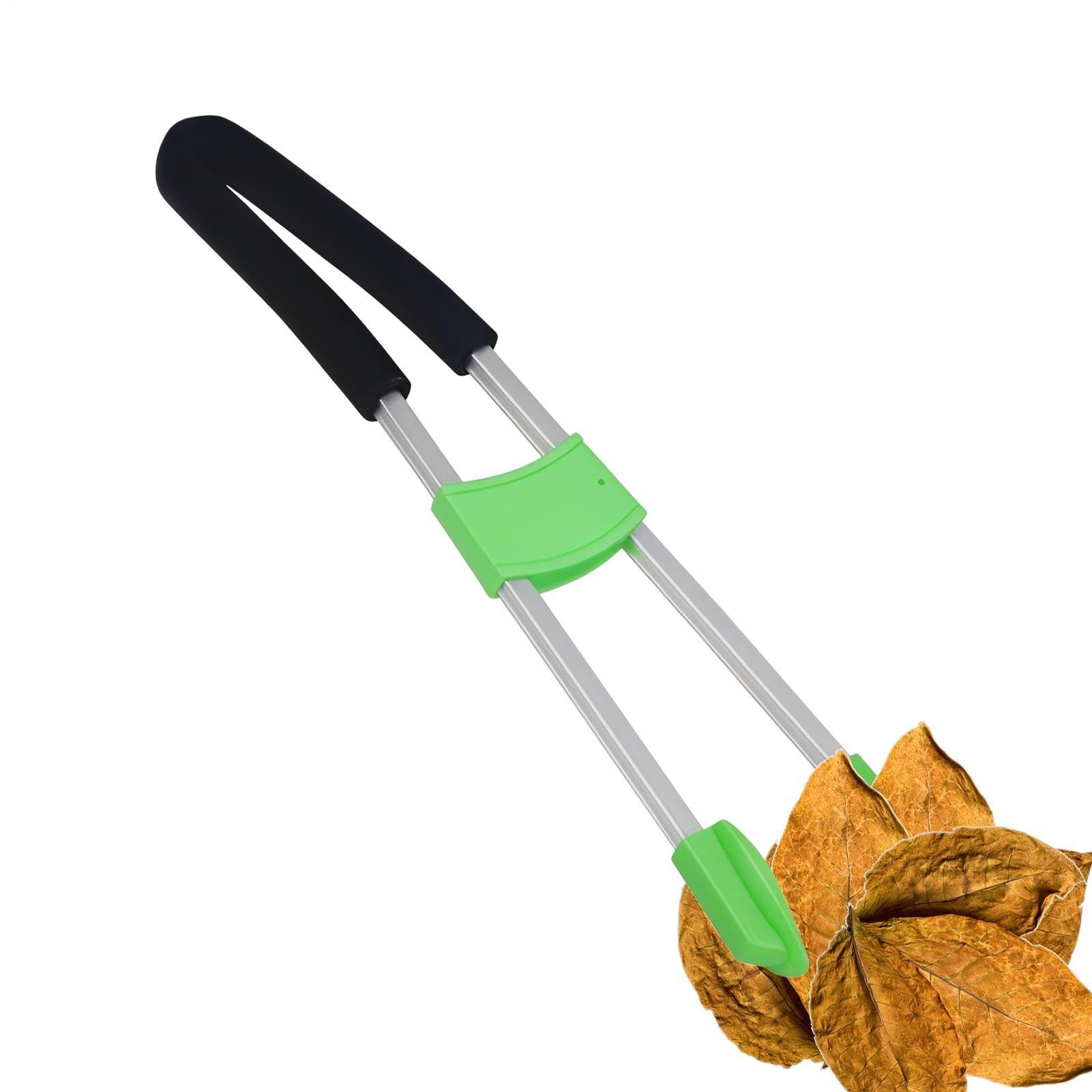 Recogedor de basura metálico ergonómico para limpiar desagües y pasarelas 8