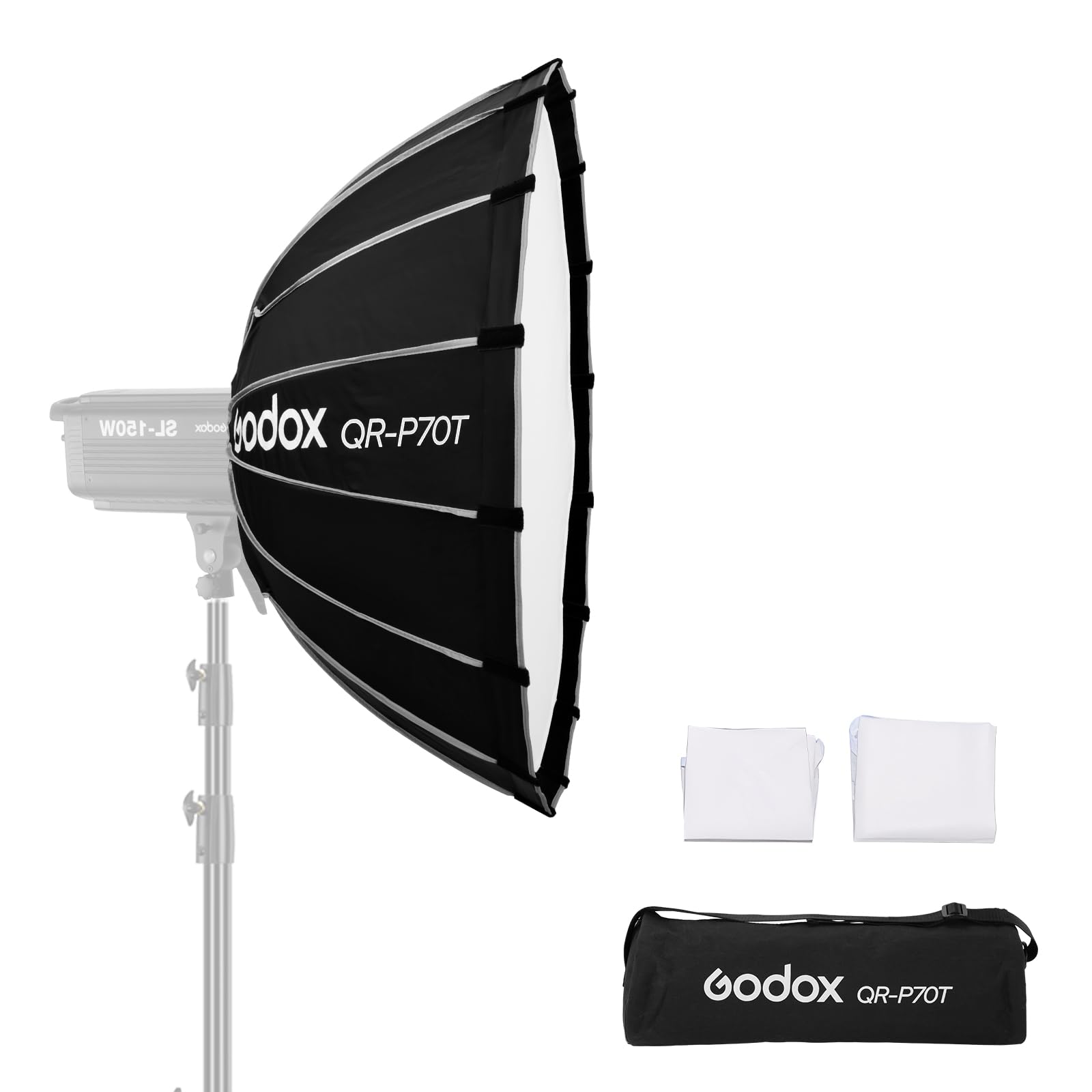 Amazon.com : Godox Softbox 27.6in 70cm Bowens Mount QR-P70T Quick