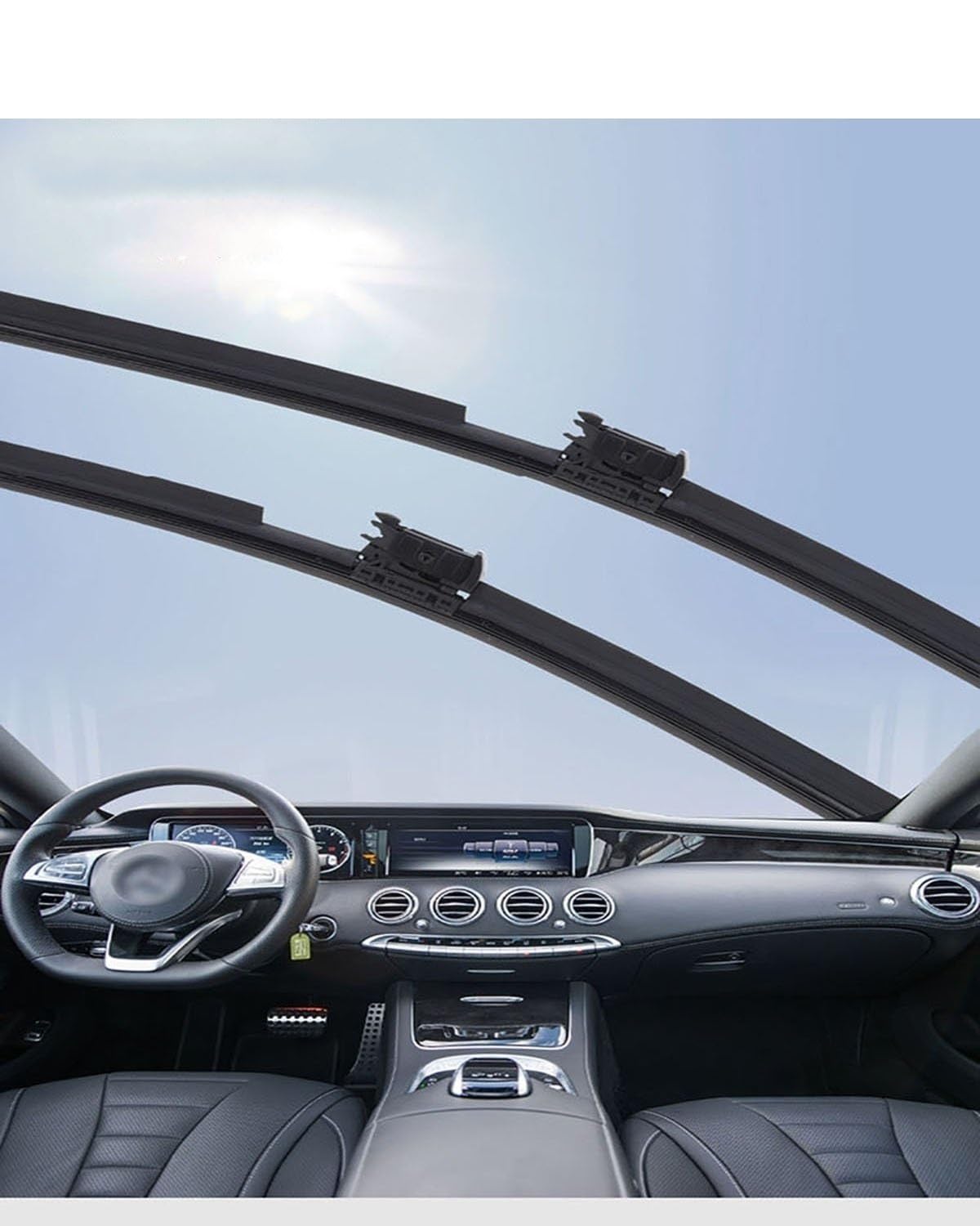 Scheibenwischer Rear Für Benz Für S400 S450 S500 AMGS63 Für 4MATIC Coupe Wischer Streifen Elektrische Heizung Intelligente Wasser Spray Wischer