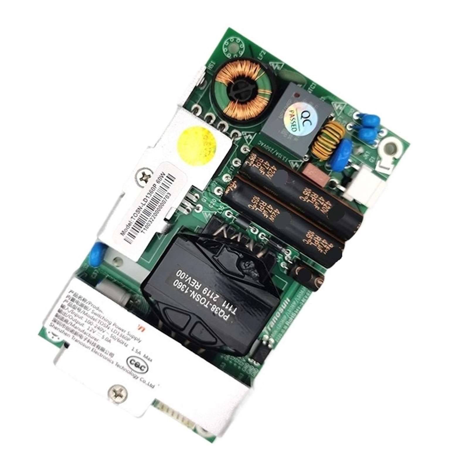 YMUGUEGH 12V5A 60W Power Supply TOSN-LD1360P