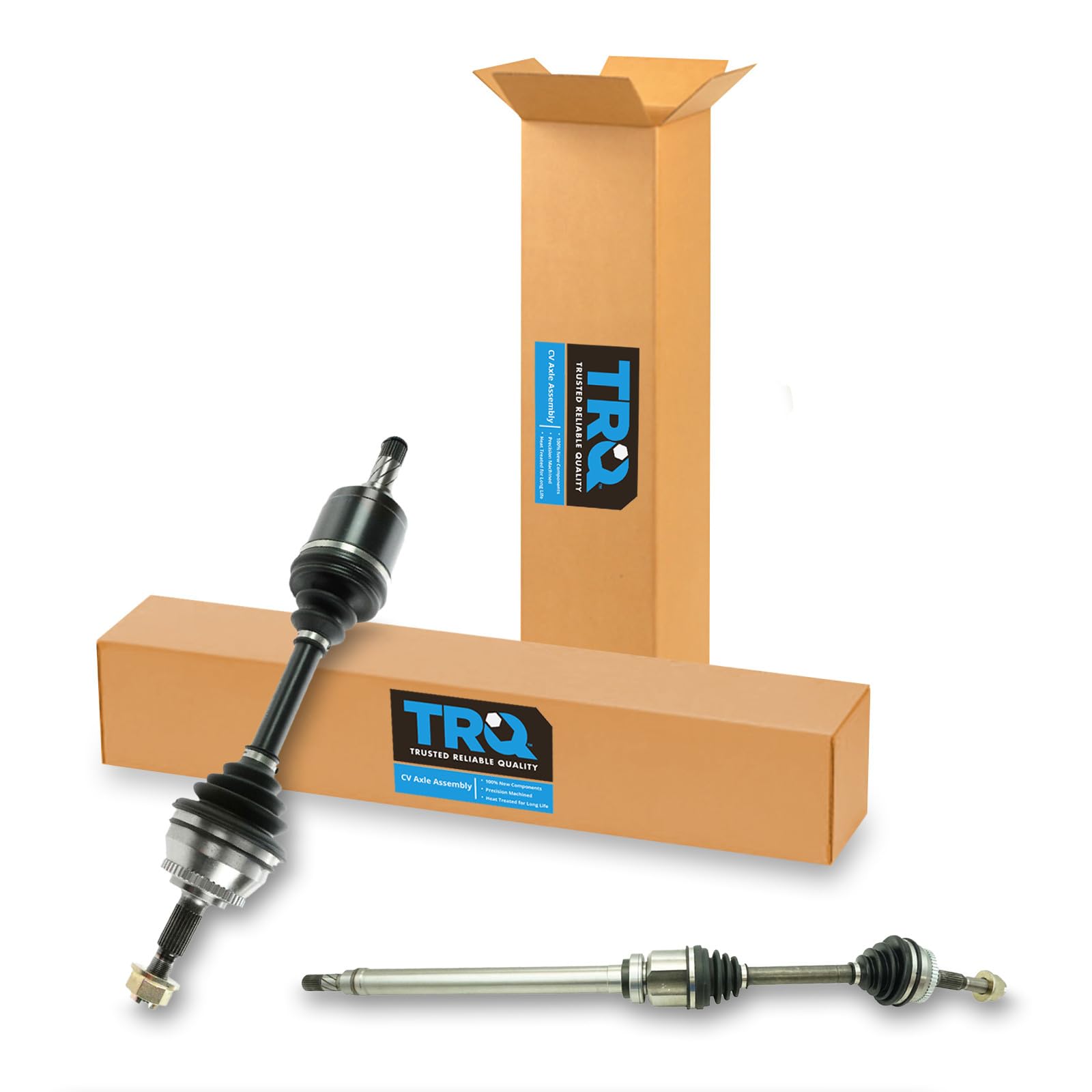 TRQ Front Driver &amp; Passenger Side CV Axle Assembly Set