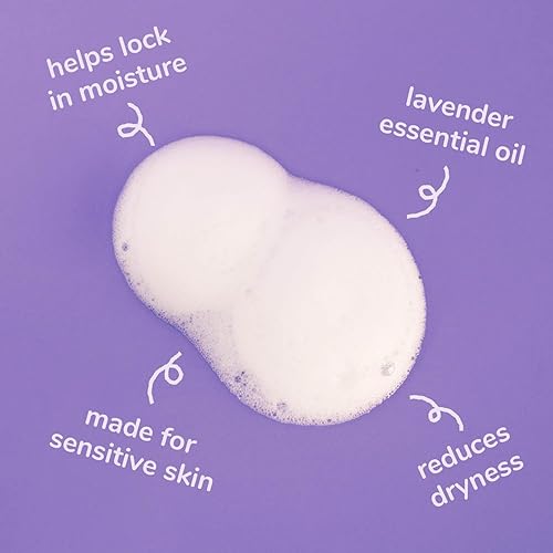 Miniatura 5 de Arau Baby Jabón corporal de espuma con aroma a lavanda, jabón natural a base de plantas, sin fragancia ni aditivos artificiales, suave para la piel