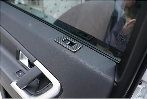 Miniatura 4 de YIWANG Calcomanías de fibra de carbono real para decoración interior de automóvil para Land Rover Discovery Sport 2015-2019 Accesorios de automóvil