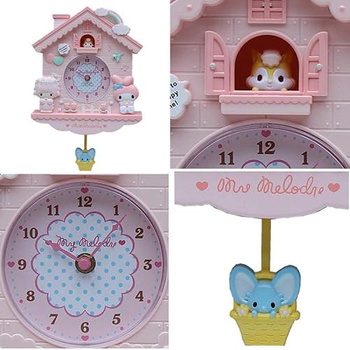 Miniatura 4 de Reloj de pared para niños de 12 pulgadas, con diseño de dibujos animados, para niñas, reloj de pared para niños, reloj de cuarzo, para el dormitorio