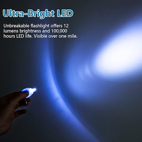 Miniatura 6 de 70 piezas de mini llavero LED linterna mini llavero linterna insignia luces para enfermeras llavero luz antorcha lámpara de luz con carcasa de haz