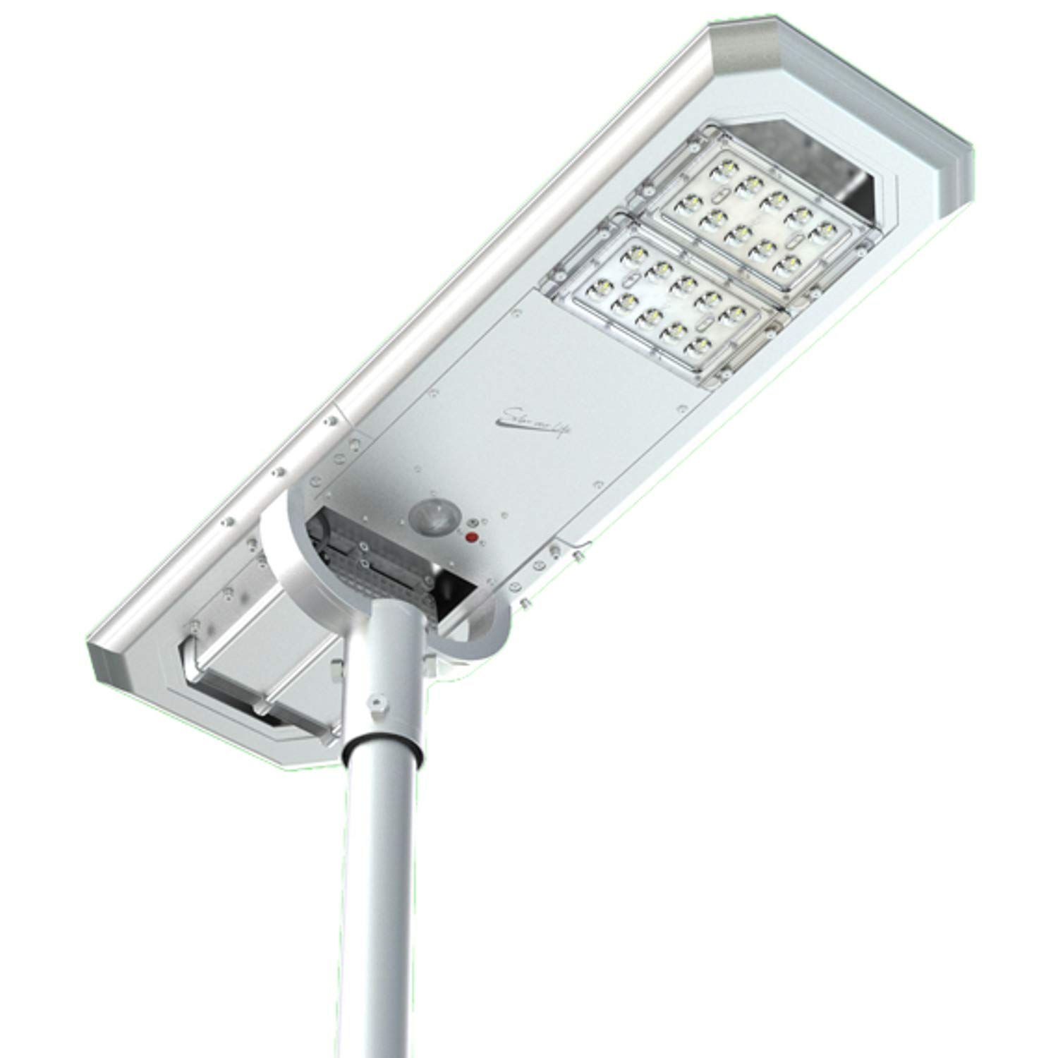 Solarna lampa uliczna 4000lm, LED x40, panel solarny 38.4W, czujnik ruchu i zmierzchowy