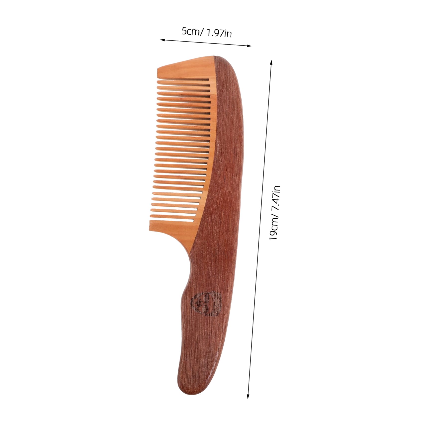 BESTYASH Natural Wood Pocket Comb Hair Grooming Comb for Men Daily Grooming Essential Static- Styling Tool