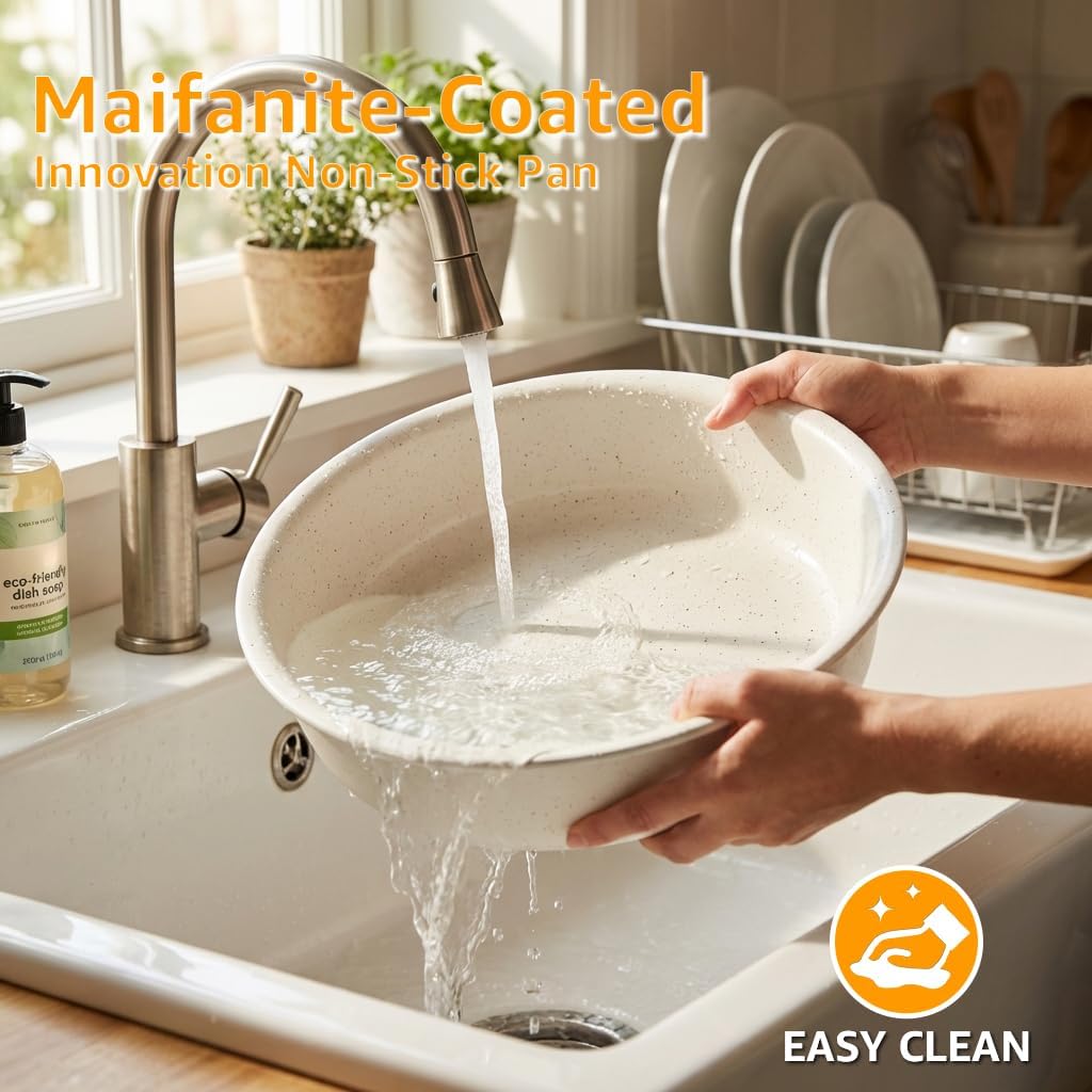 Chafing Dishes for Buffet,4 Pack 5QT Maifanite-Coated Chafing Dishes, White Chafing Dish Buffet Set with Glass Lid and Lid Holder,Food Warmers for Parties Butter for Wedding,Church Events,Birthday