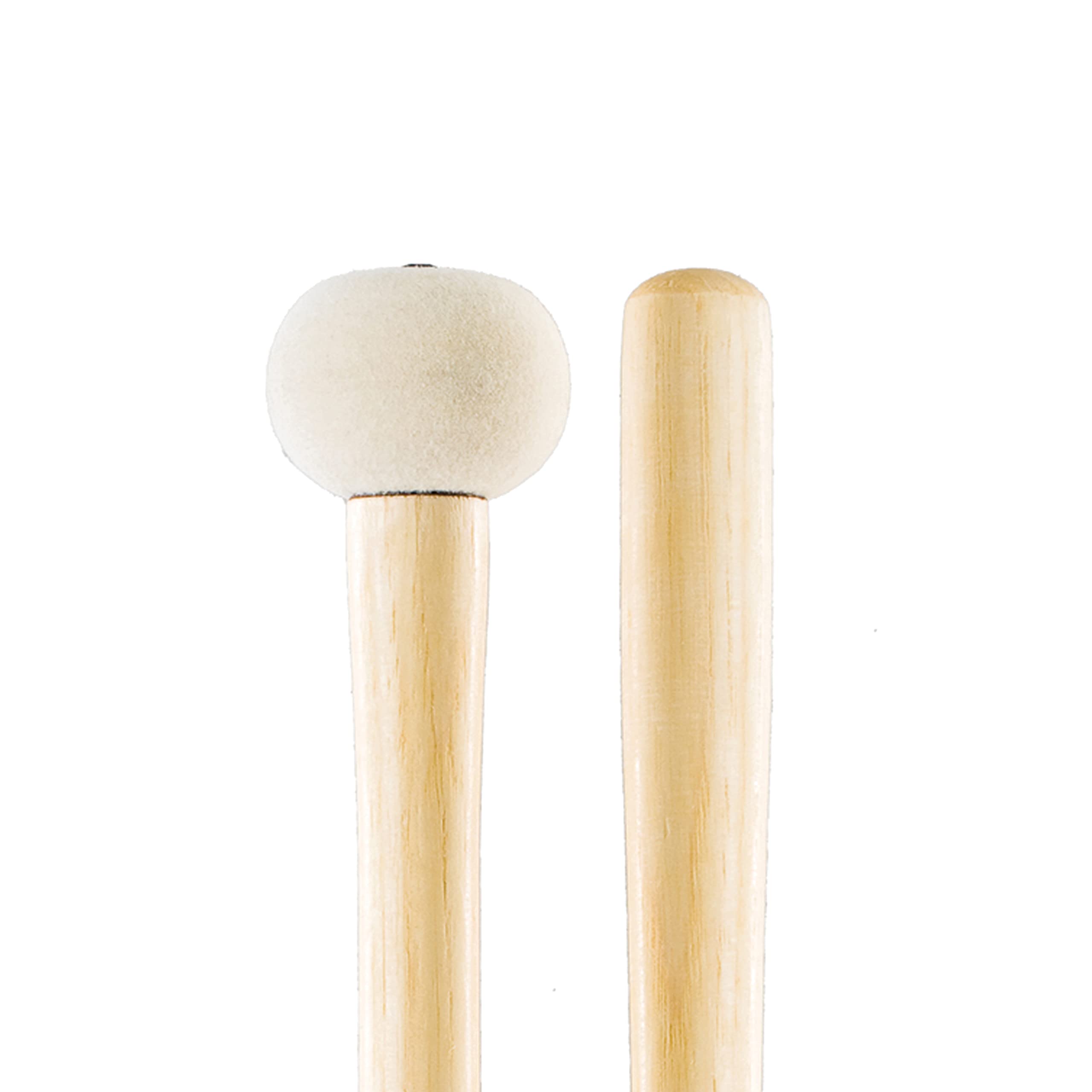 ProMark Bass Drum Mallets - Performer Series - Extra Dense Felt Head - Ideal for 20-22 inch Bass Drums - American Hickory Handles - Comfort Flare Grip - Exceptional Balance, Sound Projection - 1 Pair
