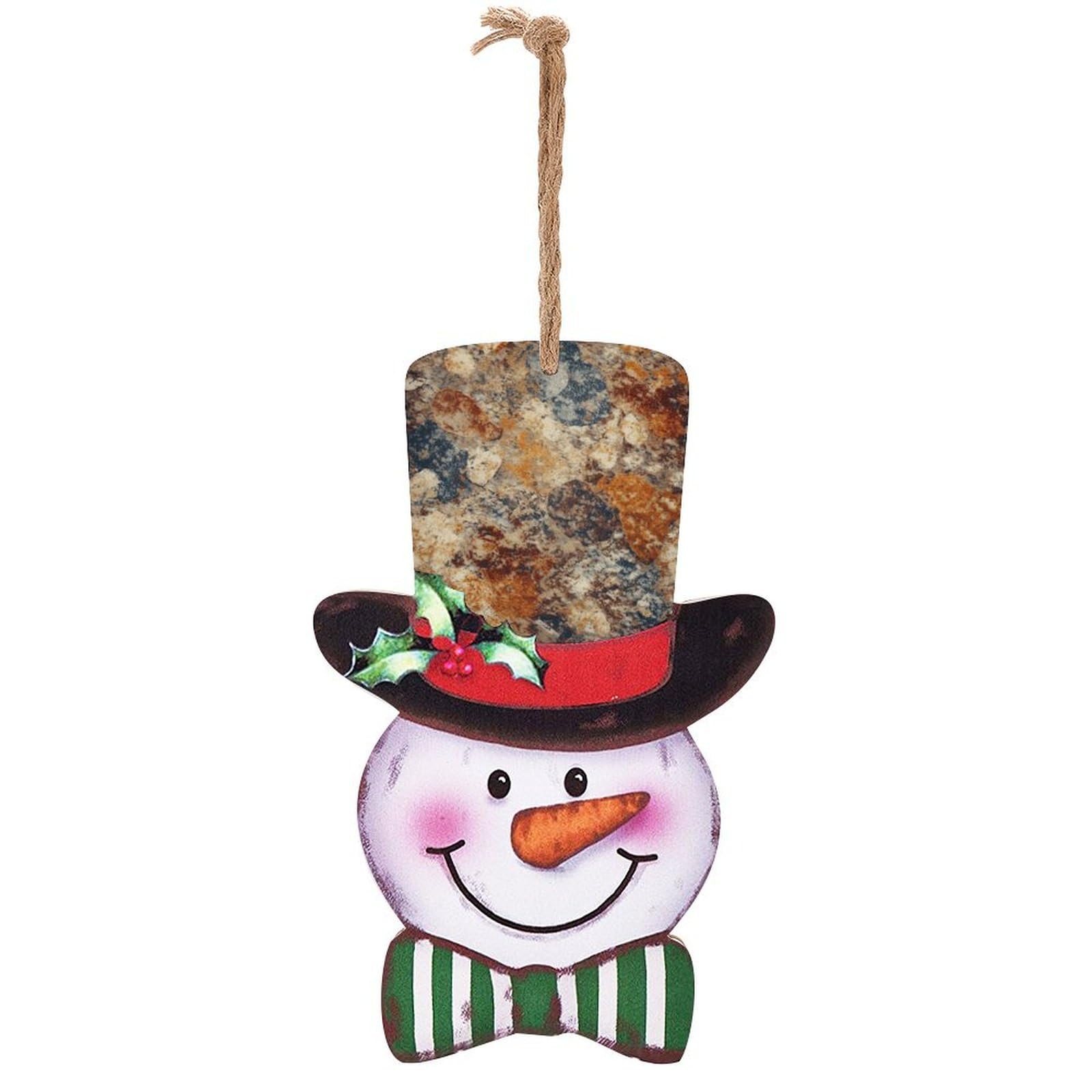 Panneau mural de Noel en bois pour celebrer la magie des fetes en famille
